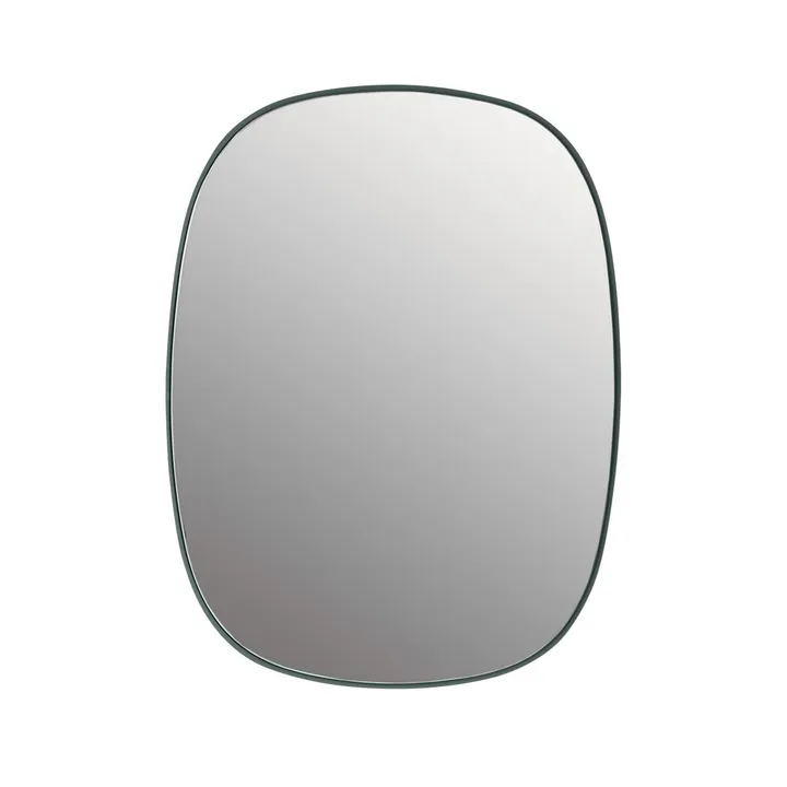 Framed spegel - Dark green, 59x44 cm - Muuto