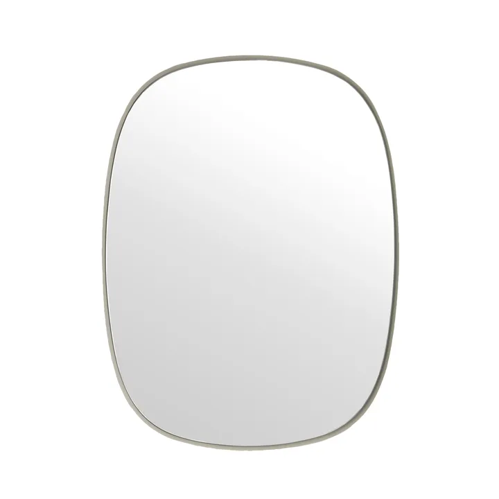 Framed spegel - Grå, 59x44 cm - Muuto
