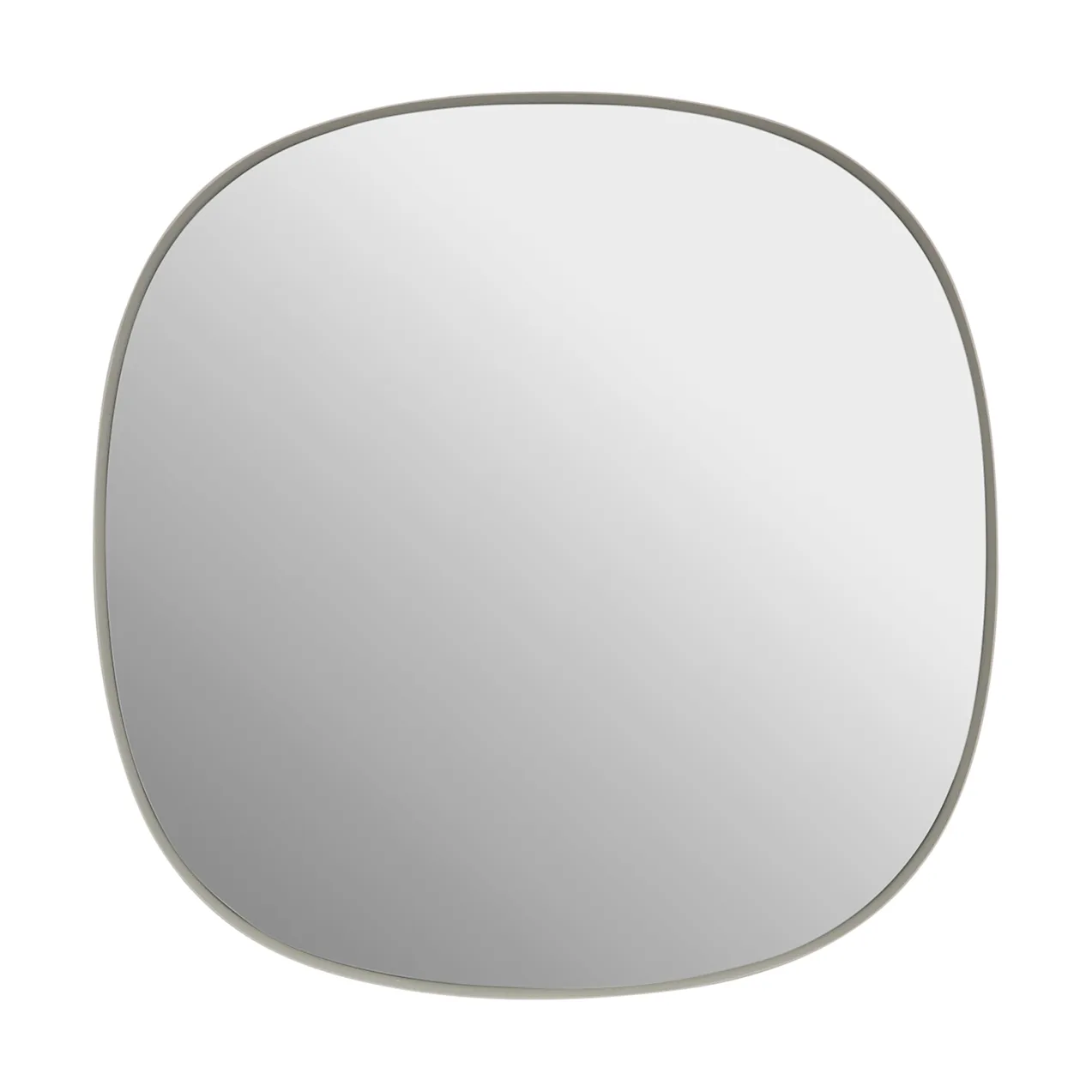 Framed spegel, Grey-clear, 40x40 cm Muuto