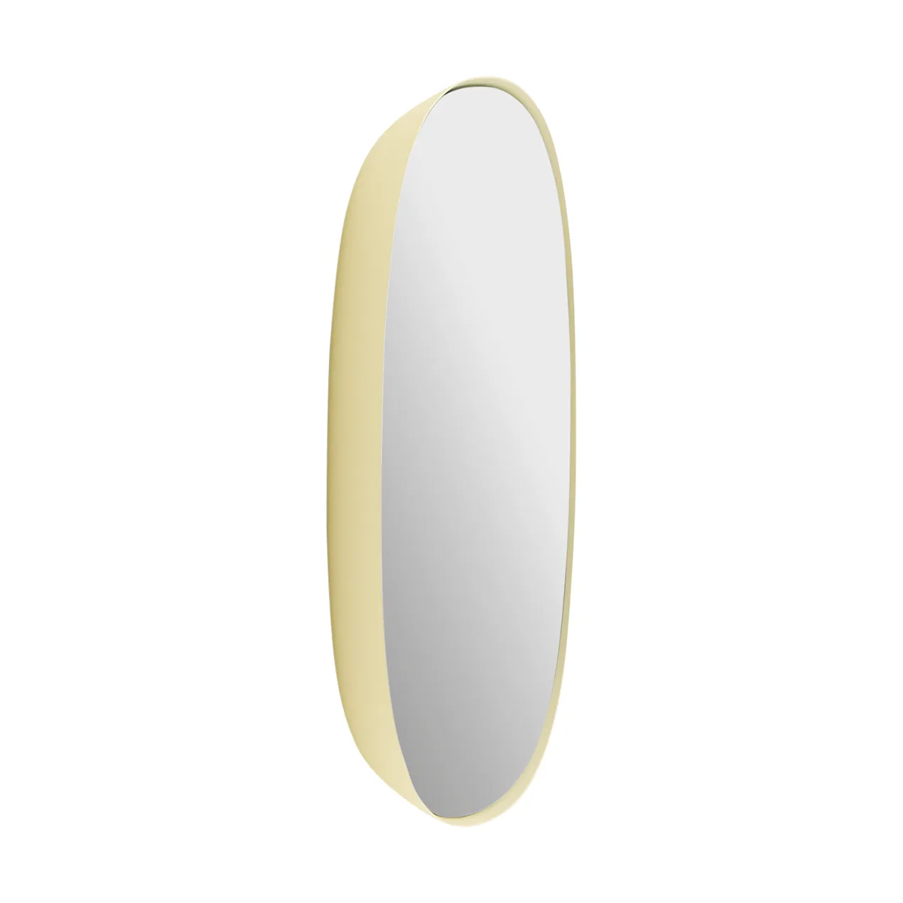 Framed spegel, Light yellow-clear, 40x40 cm Muuto