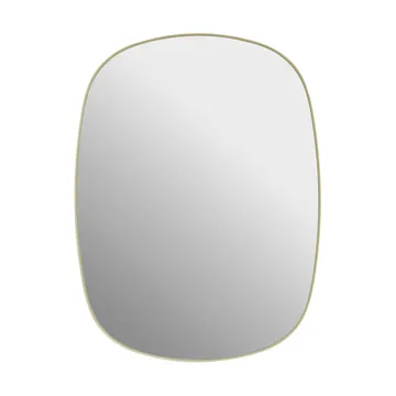 Framed spegel - Light yellow-clear, 59x44 cm - Muuto