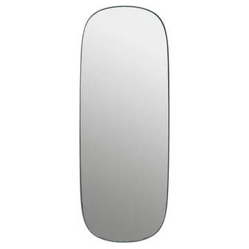 Framed spegel stor - Darkgreen-clear, 118x44,5 - Muuto