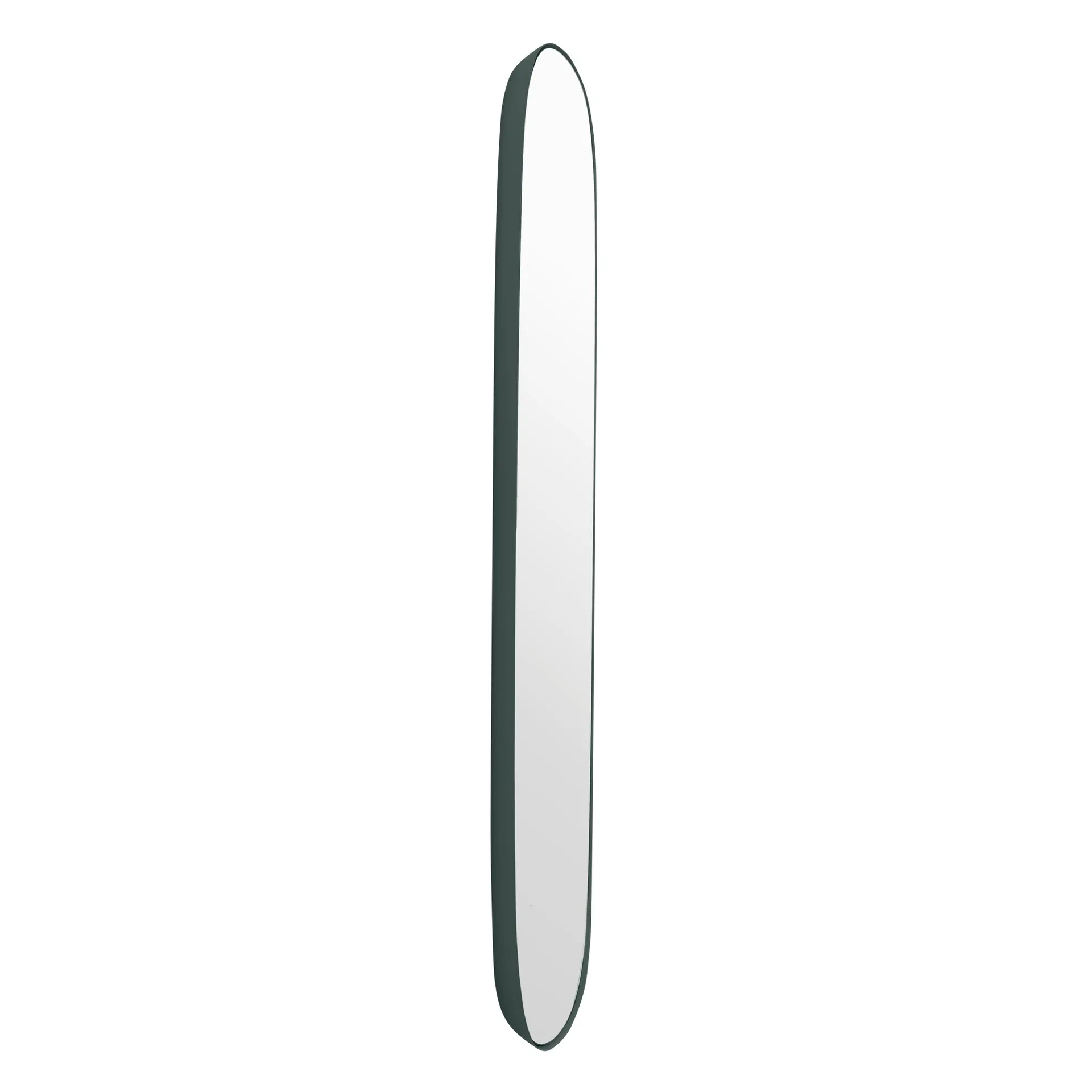 Framed spegel stor, Darkgreen-clear, 118x44,5 Muuto