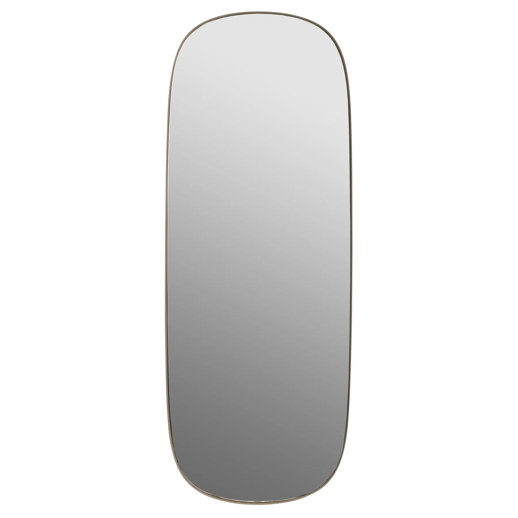 Framed spegel stor, Taupe-clear, 118x44,5 Muuto