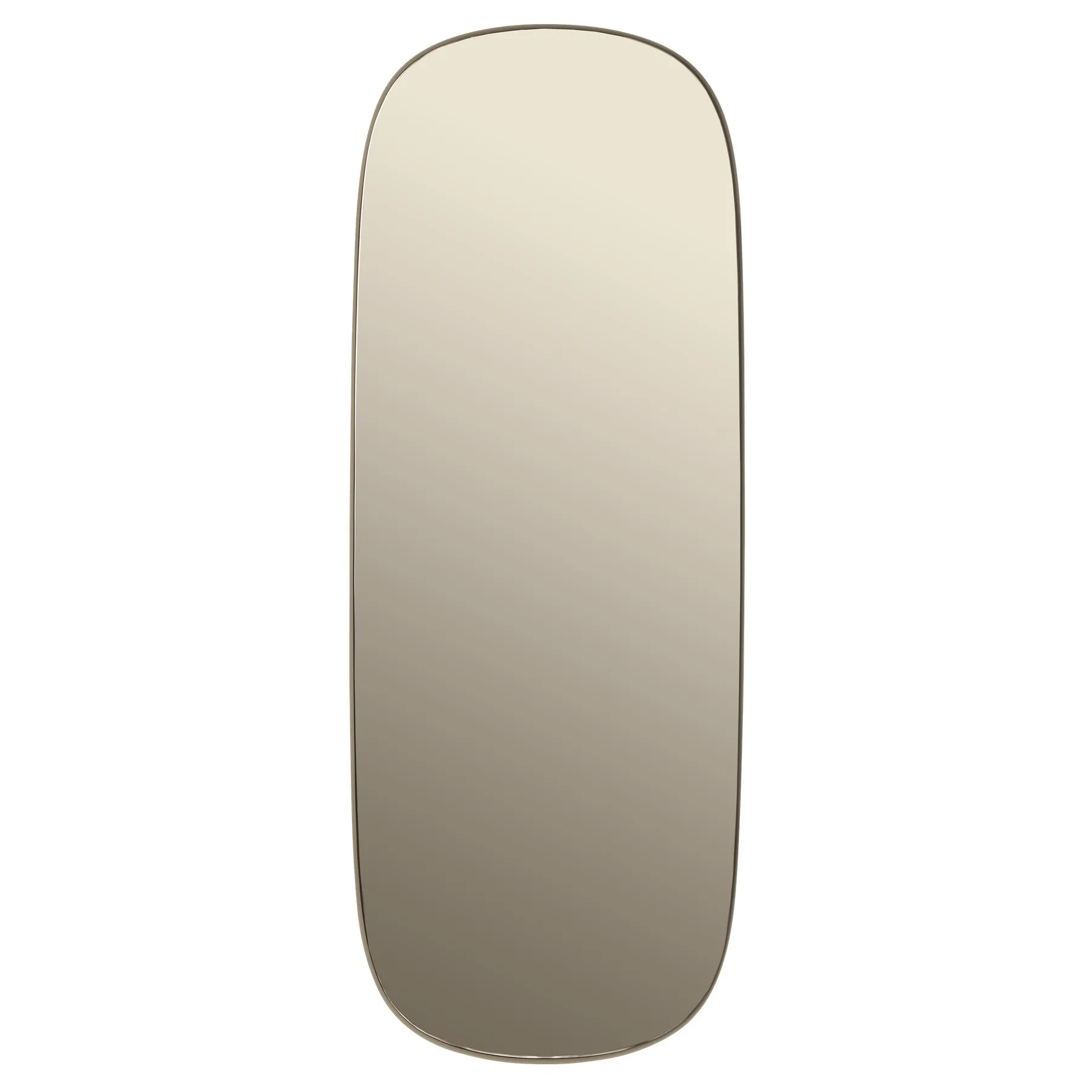 Framed spegel stor, Taupe-taupe, 118x44,5 Muuto