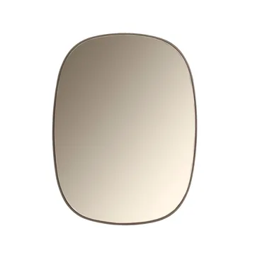 Framed spegel - Taupe, 59x44 cm - Muuto