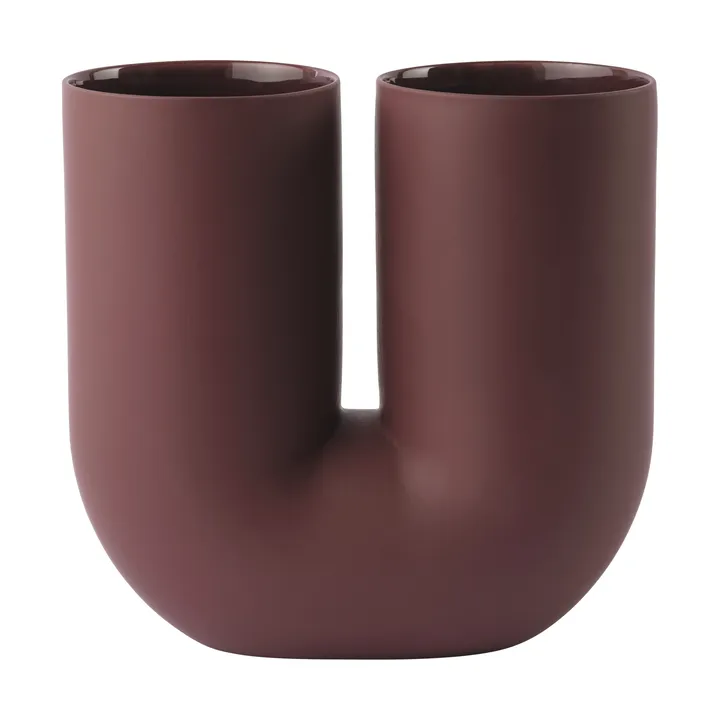 Kink vas 26 cm - Deep red - Muuto