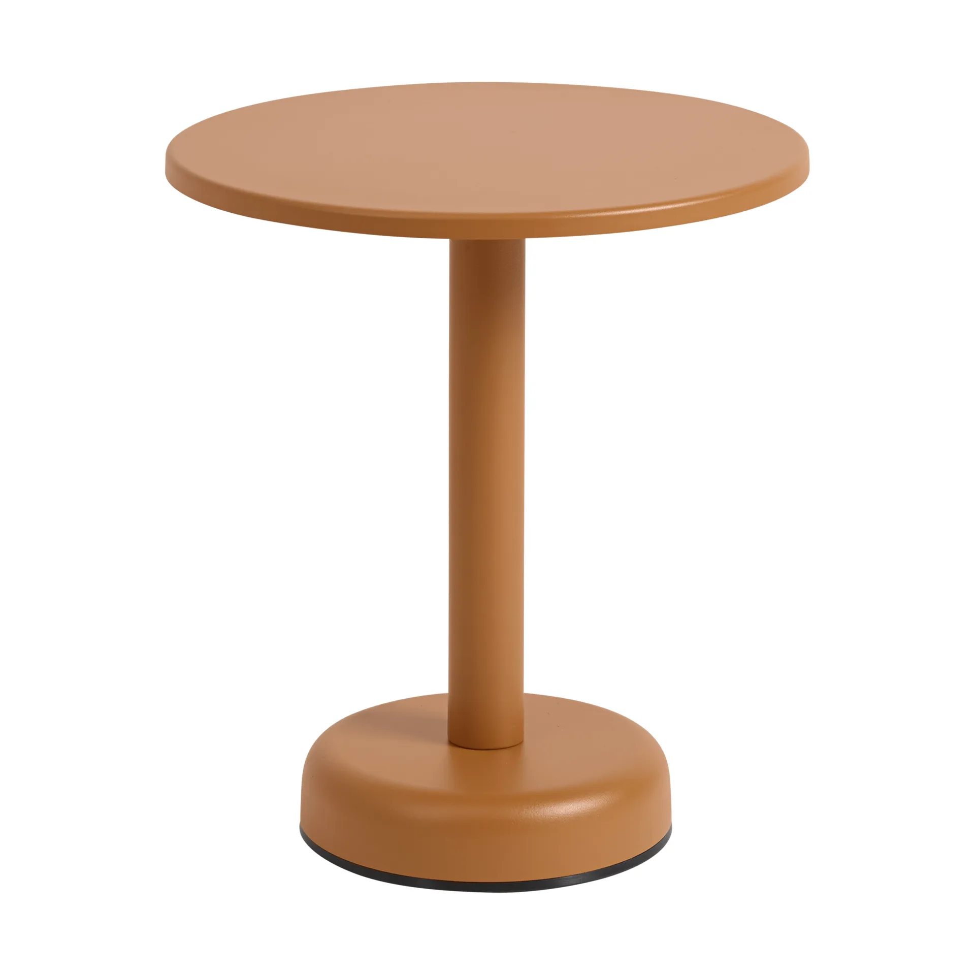 Linear Steel soffbord, Burnt orange, Ø42x47 cm Muuto