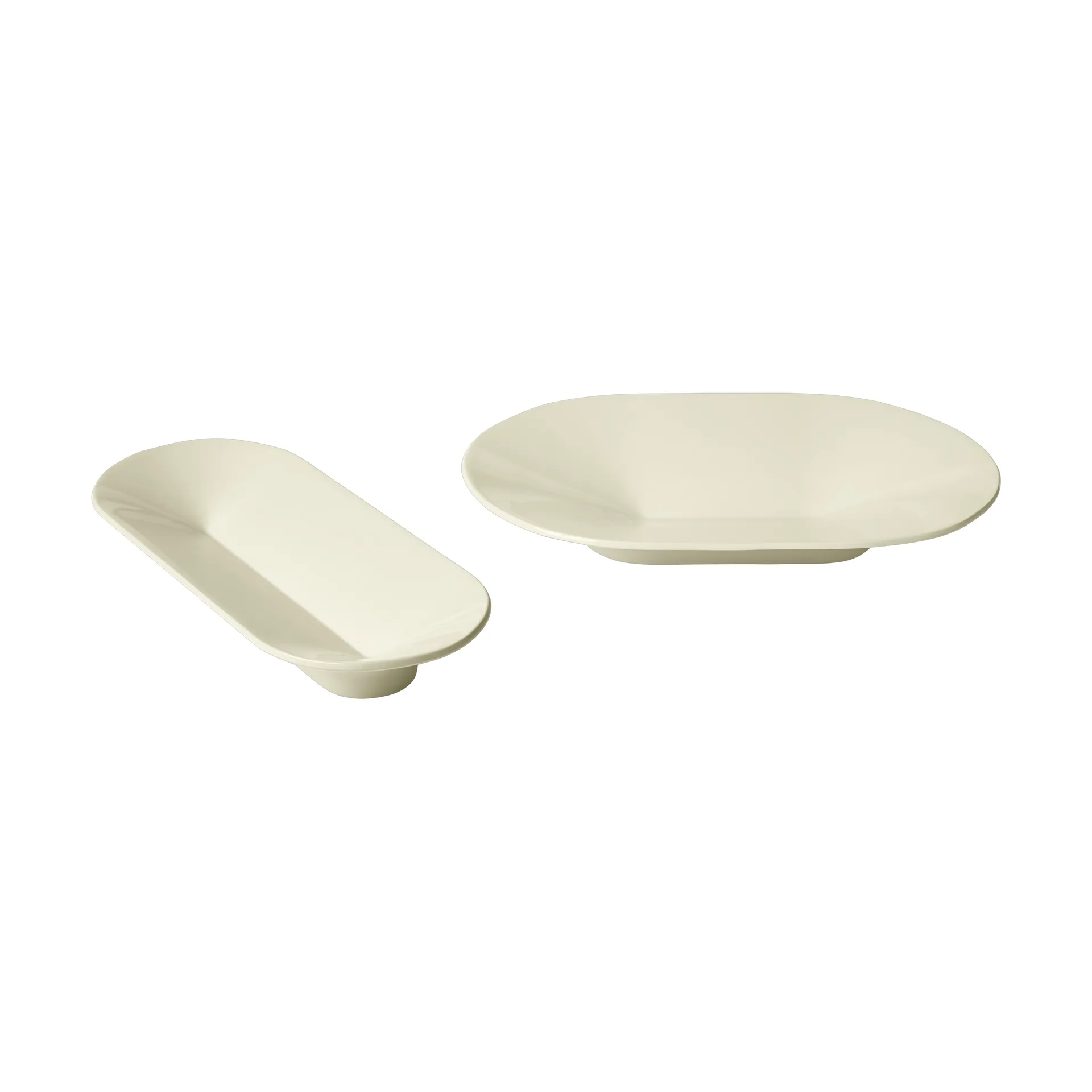 Mere skål 52x36 cm, Off-White Muuto