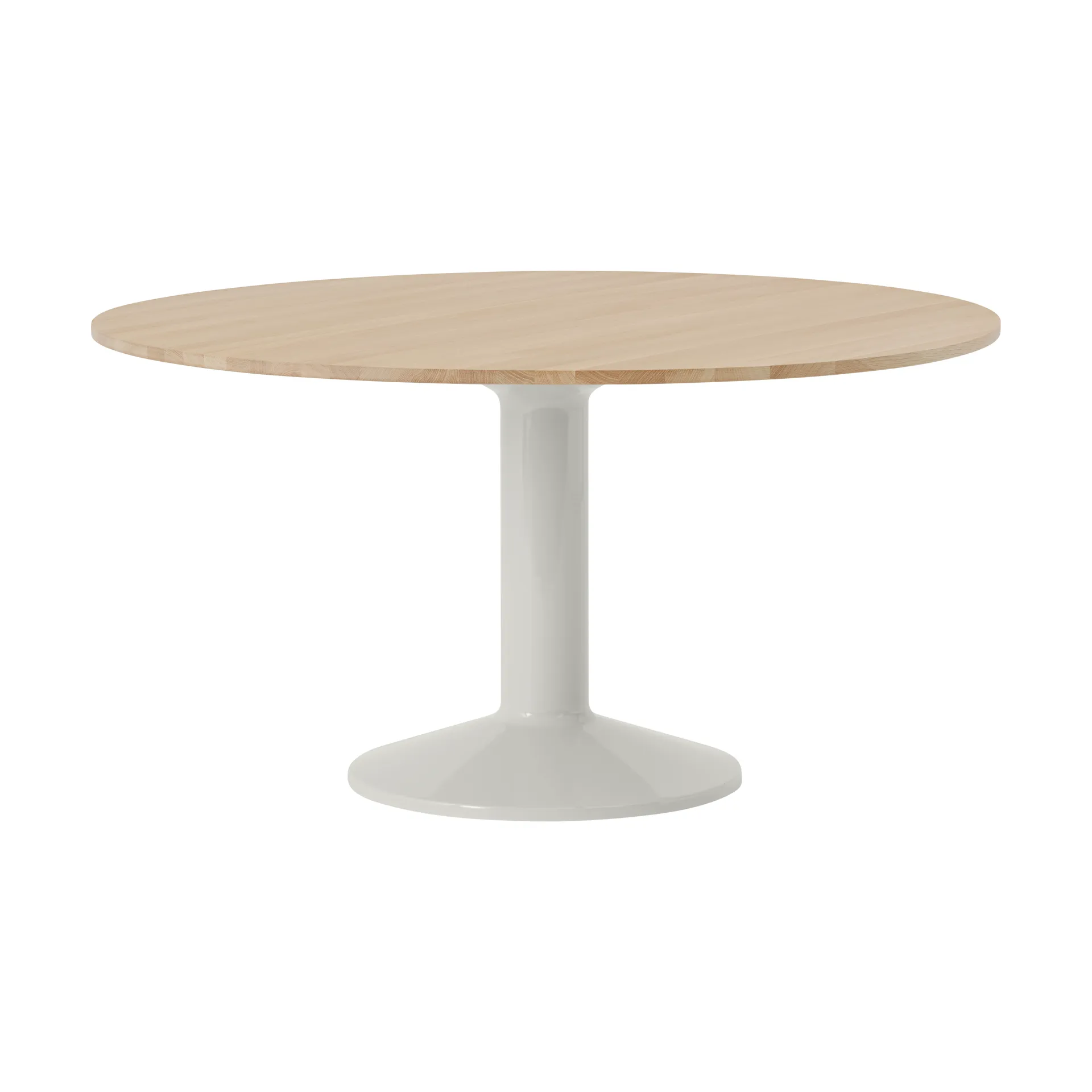 Midst pelarbord, Oiled oak-grey, Ø140 cm Muuto