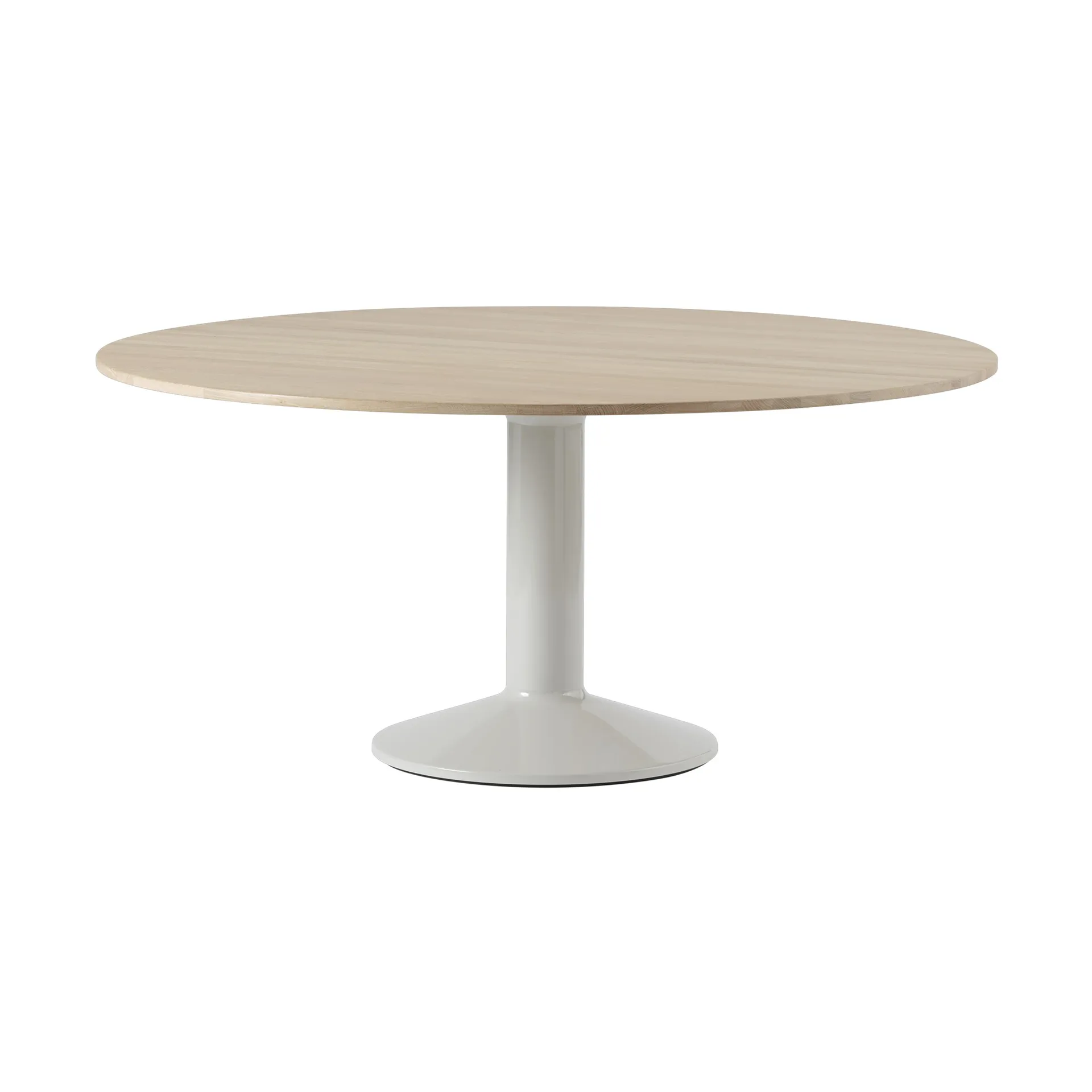 Midst pelarbord, Oiled oak-grey, Ø160 cm Muuto