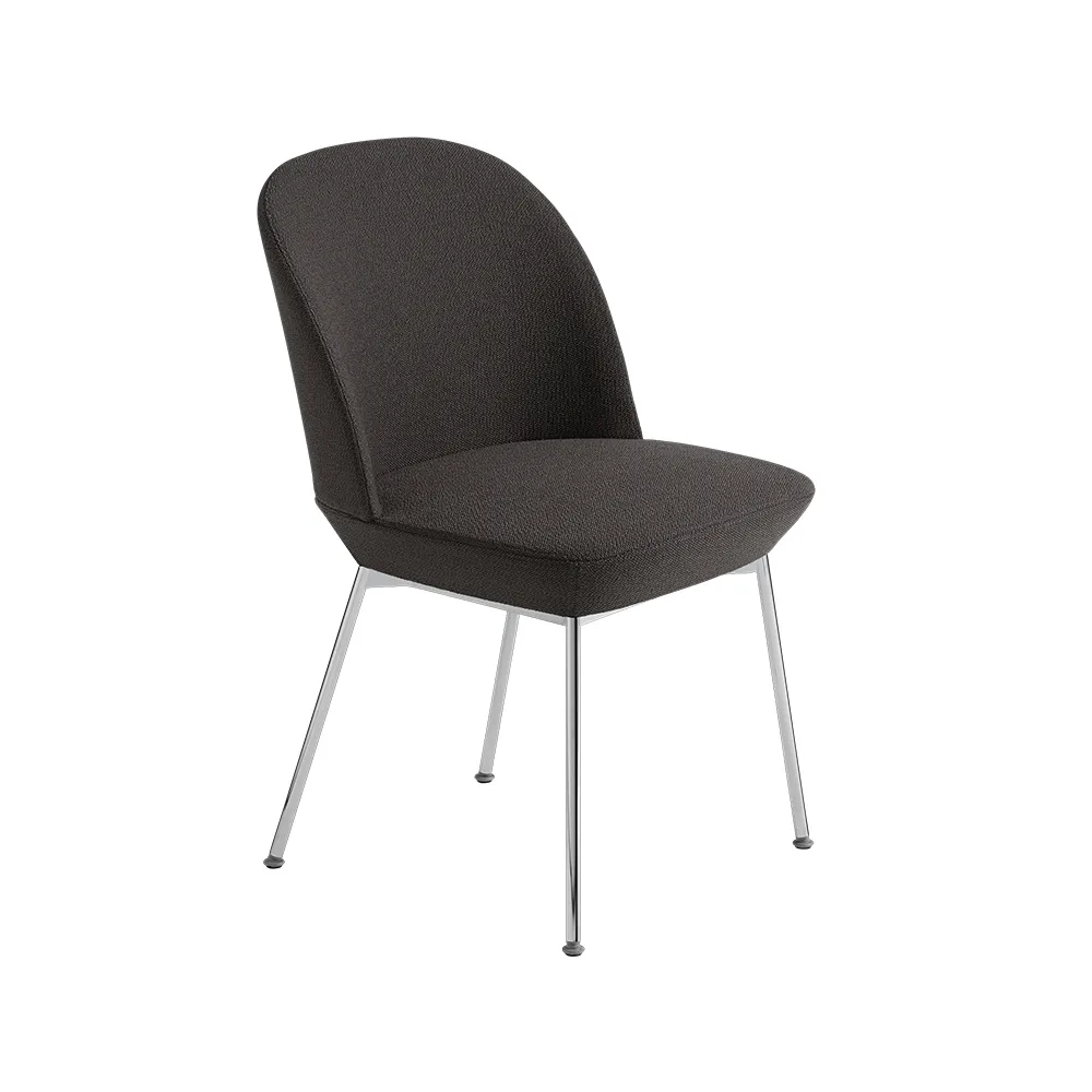 Oslo sidostol tygklädd, Ocean 50-Chrome Muuto