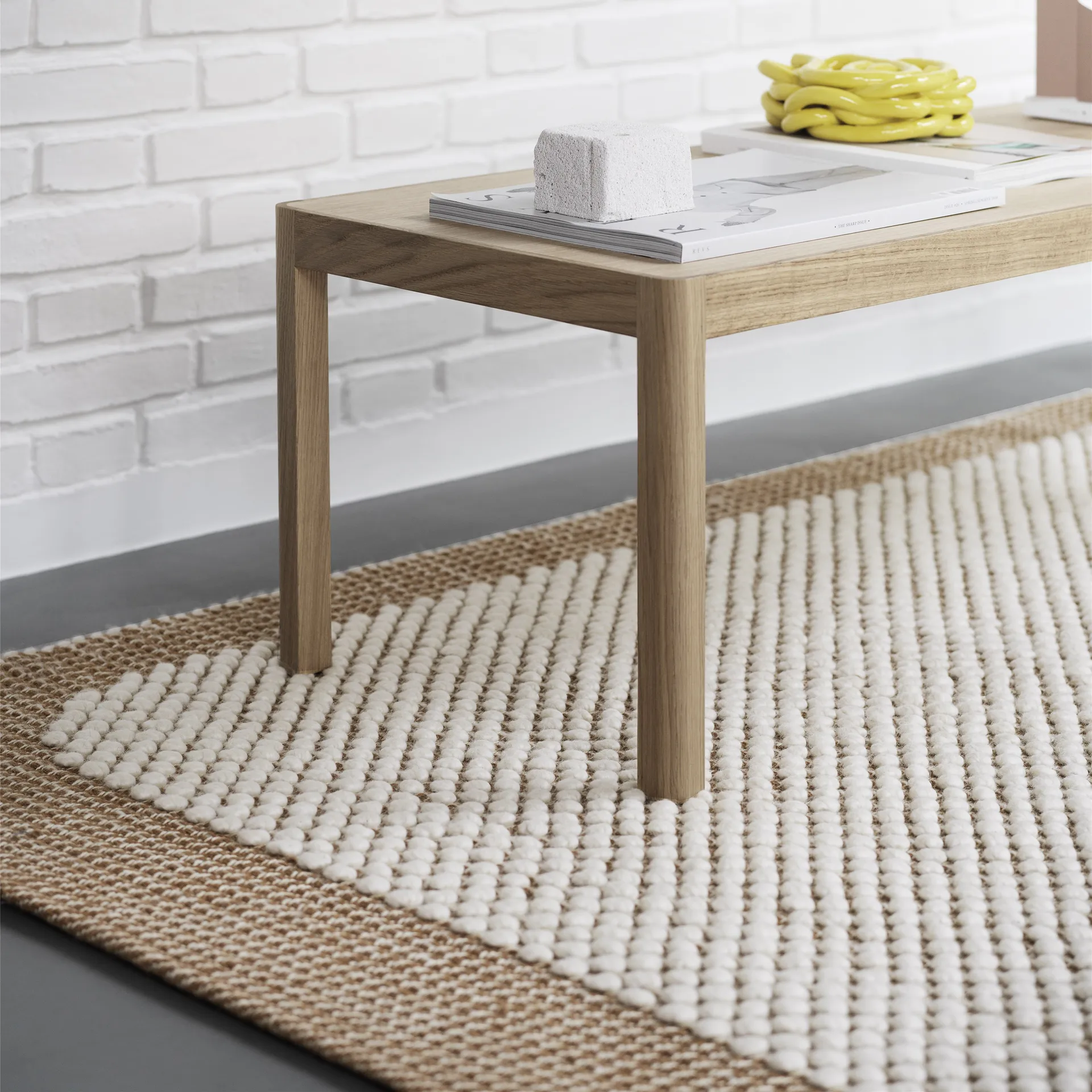 Pebble matta 170x240 cm, Burnt orange Muuto