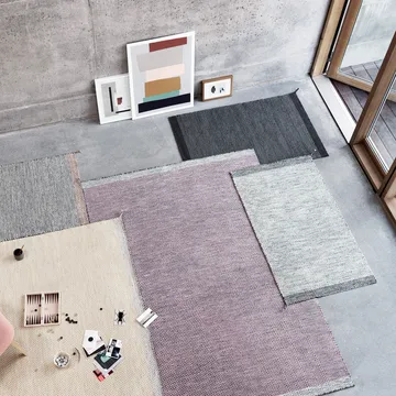 Ply ullmatta 170x240 cm - Svart-vit - Muuto