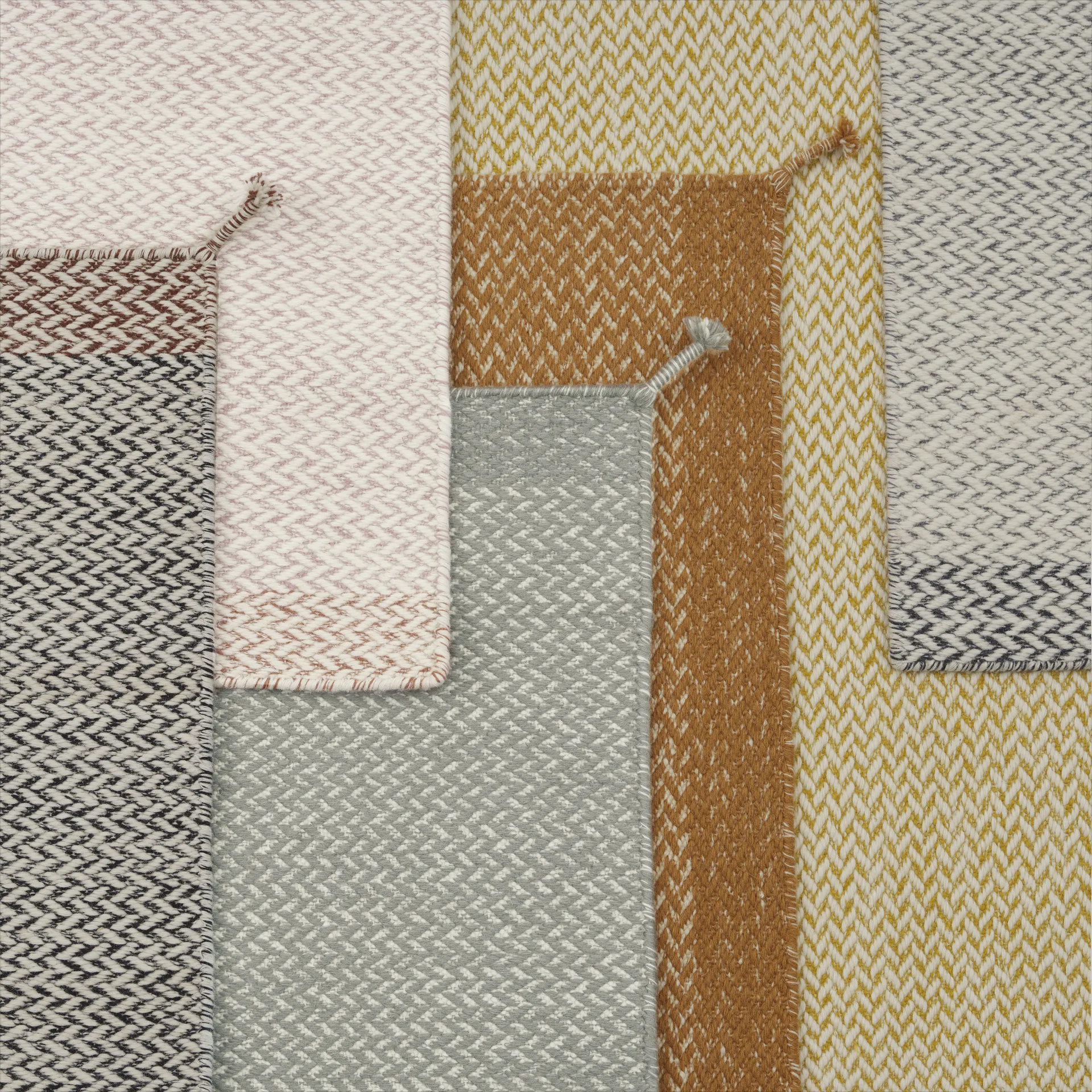 Ply ullmatta 200x300 cm, Light Rose Muuto