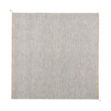 Ply ullmatta 240x240 cm - Black-white - Muuto