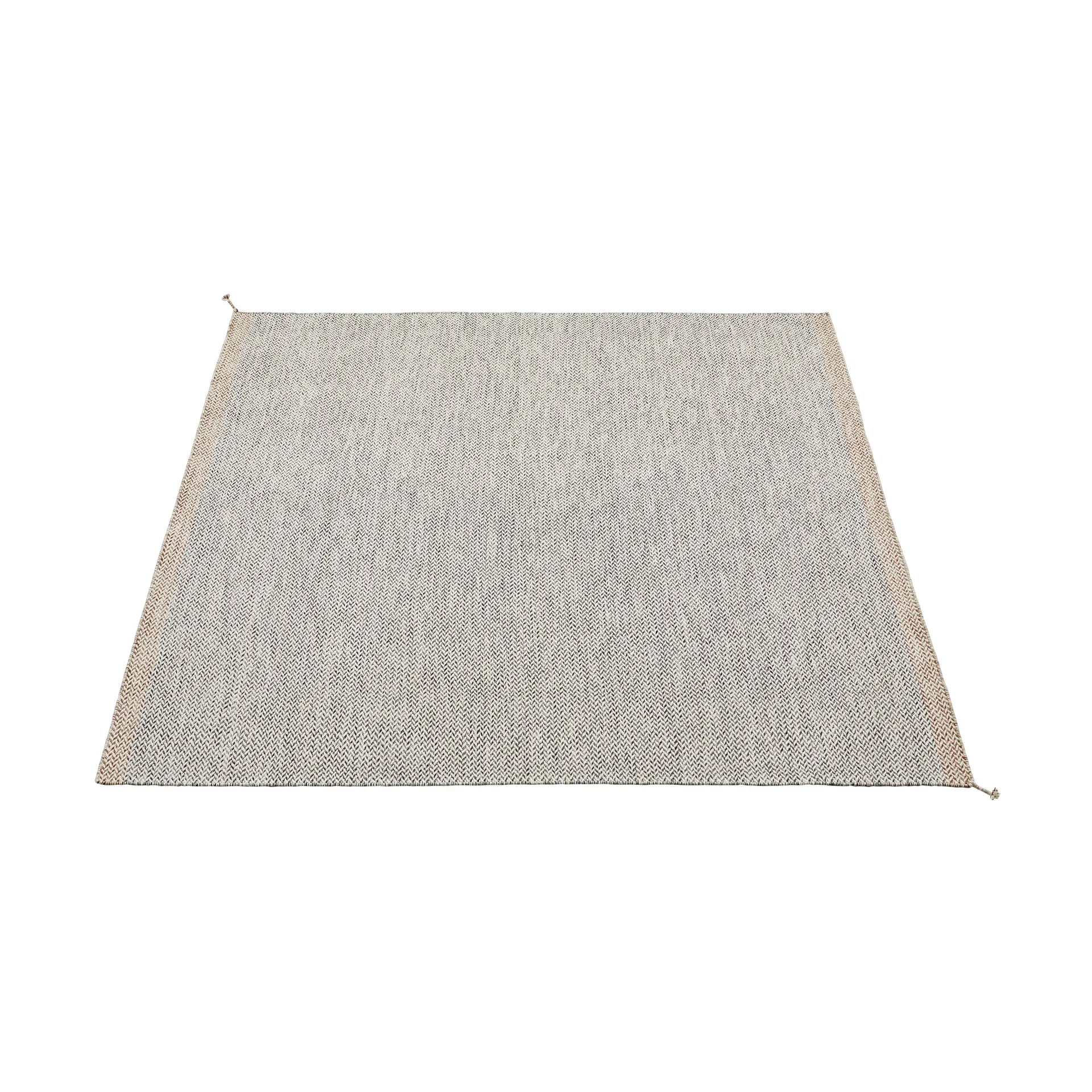 Ply ullmatta 240x240 cm, Black-white Muuto