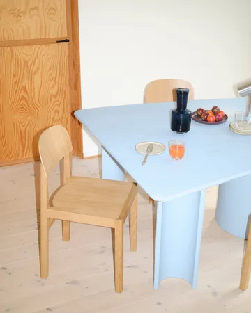 Re-norm matbord - Light blue, 130x120 cm - Muuto