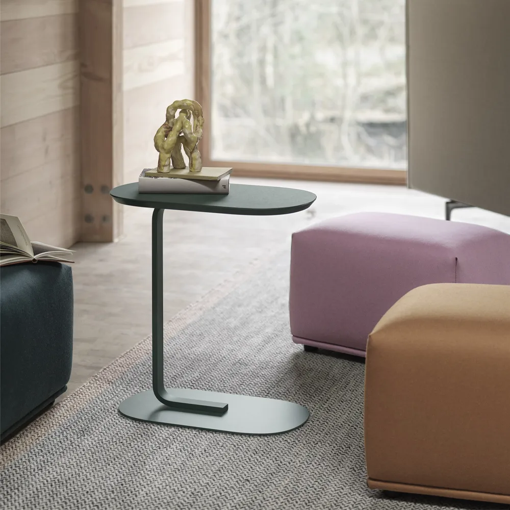 Relate sidobord 73,5 cm, Blue-Grey Muuto