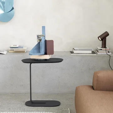 Relate sidobord 73,5 cm - Solid oak-Off white - Muuto