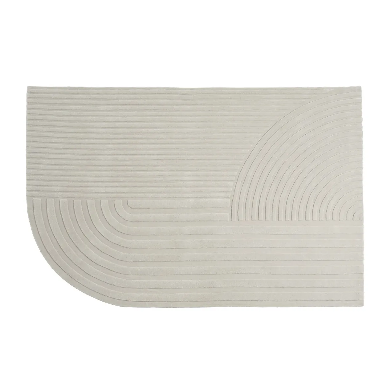Relevo matta 200x300 cm, Off-white Muuto