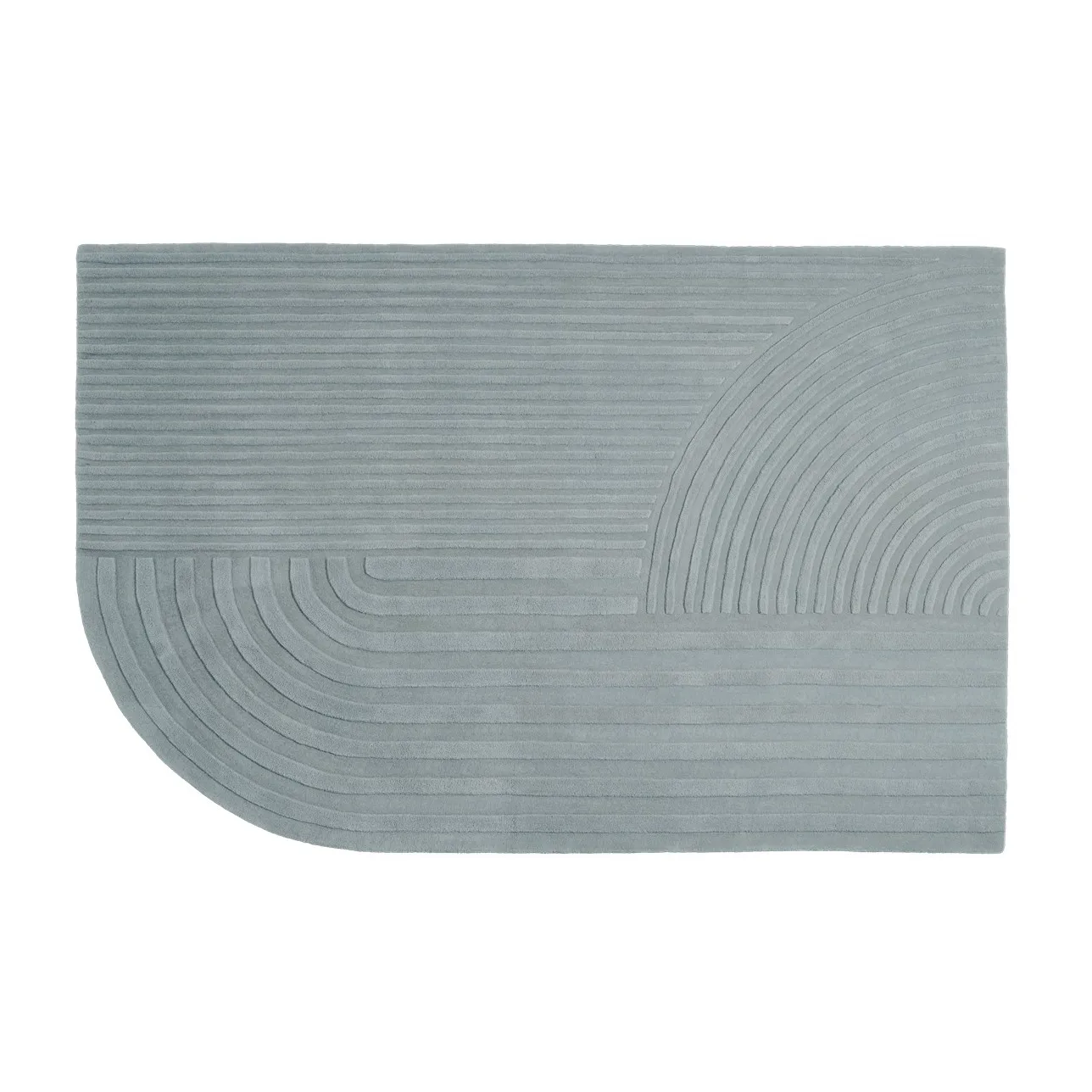 Relevo matta 200x300 cm, Sage green Muuto