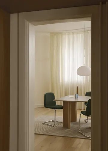 Relevo Rug Quattro ullmatta - Light rose, 200x300 cm - Muuto