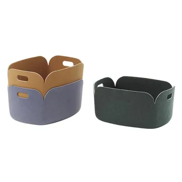 Restore förvaringskorg - Dark green - Muuto