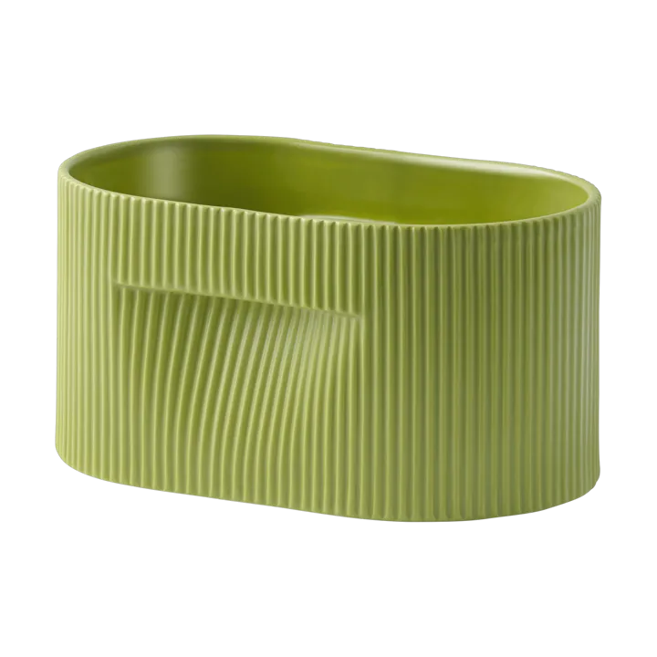 Ridge kruka 13 cm - Moss green - Muuto