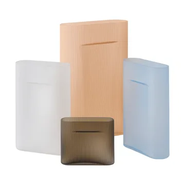 Ridge vas frostat glas 16,5 cm - Light orange - Muuto