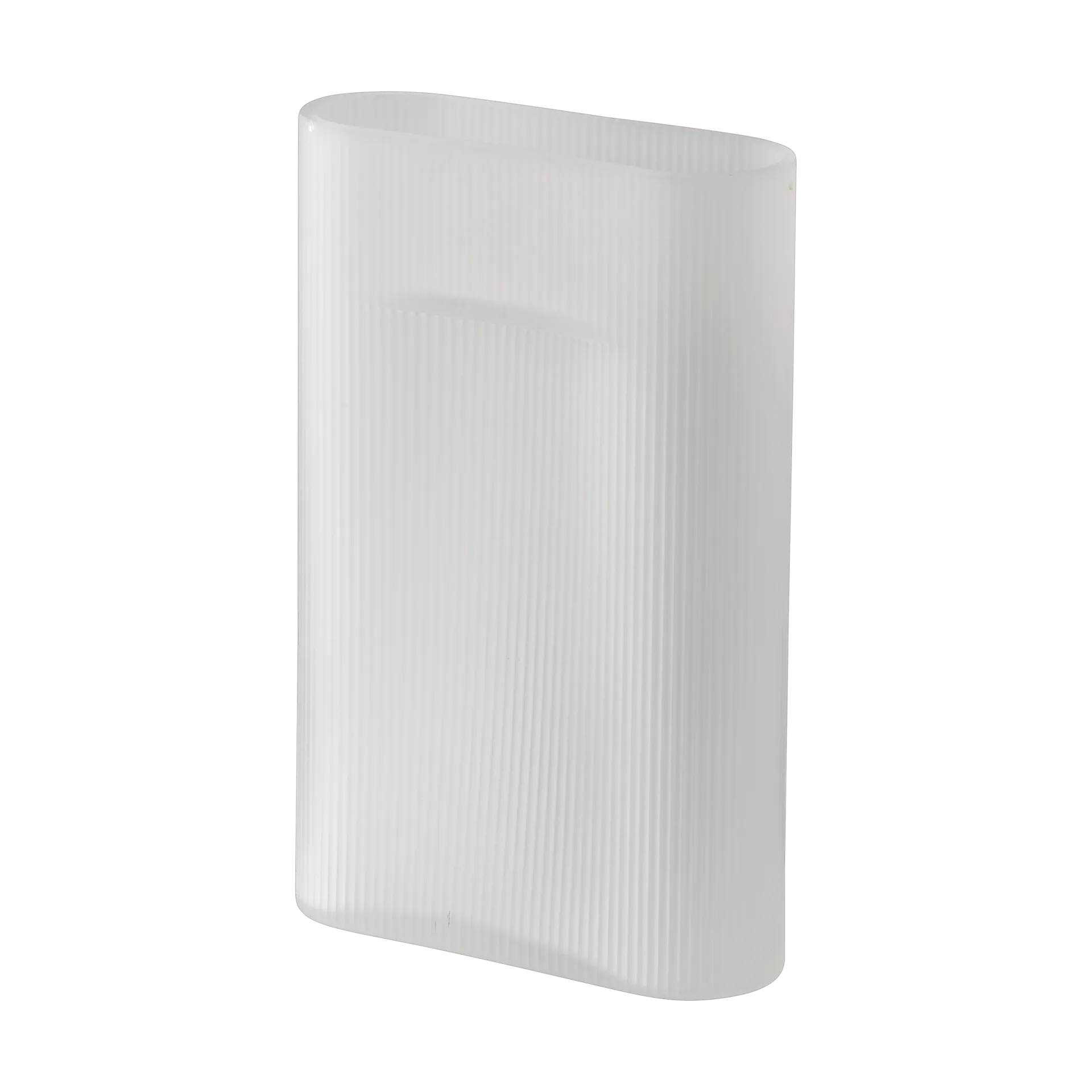 Ridge vas frostat glas 35 cm, White Muuto