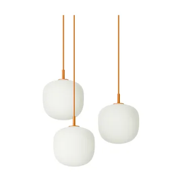 Rime Pendant Cluster 3 pendel - Orange, Ø18 cm - Muuto