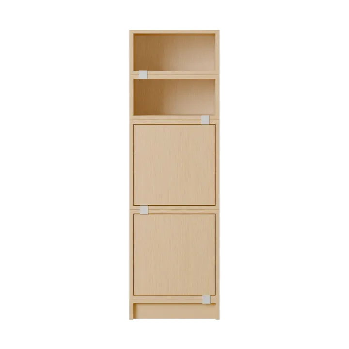 Stacked förvaringssystem kontor konfiguration 4 - Ek - Muuto