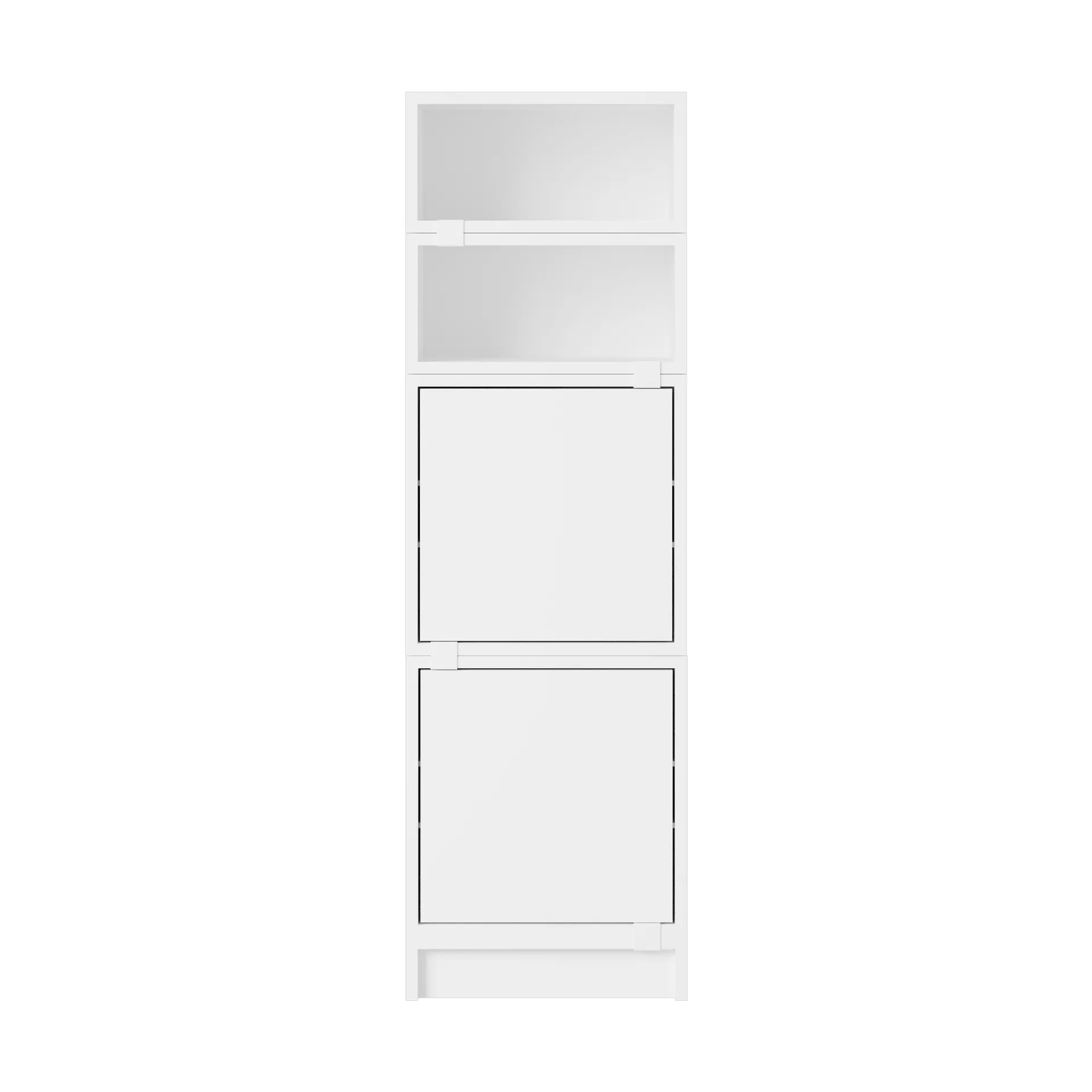 Stacked förvaringssystem kontor konfiguration 4, White Muuto