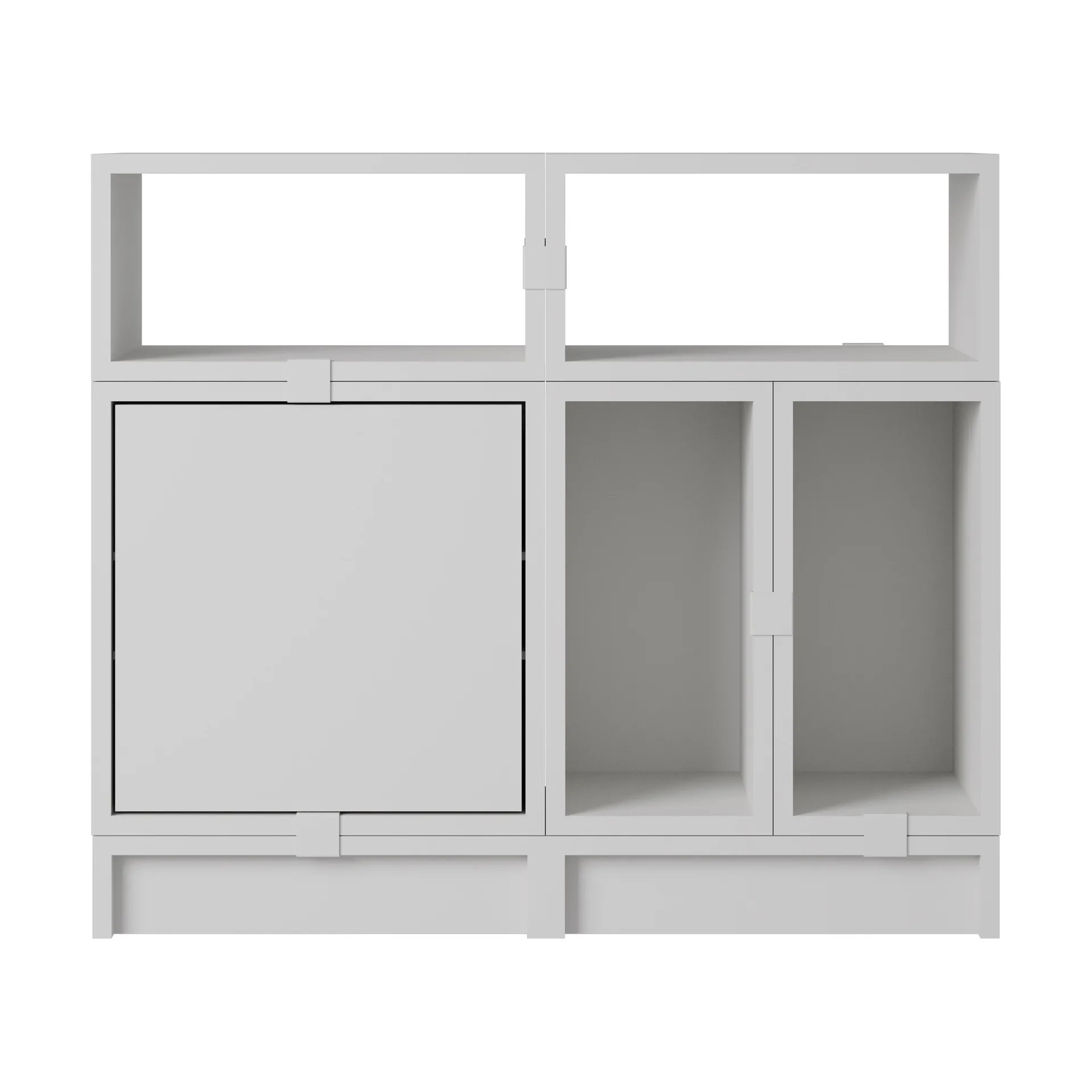 Stacked förvaringssystem kontor konfiguration 5, Grey Muuto