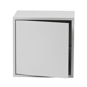 Stacked förvaringssystem med dörr medium - Light grey - Muuto