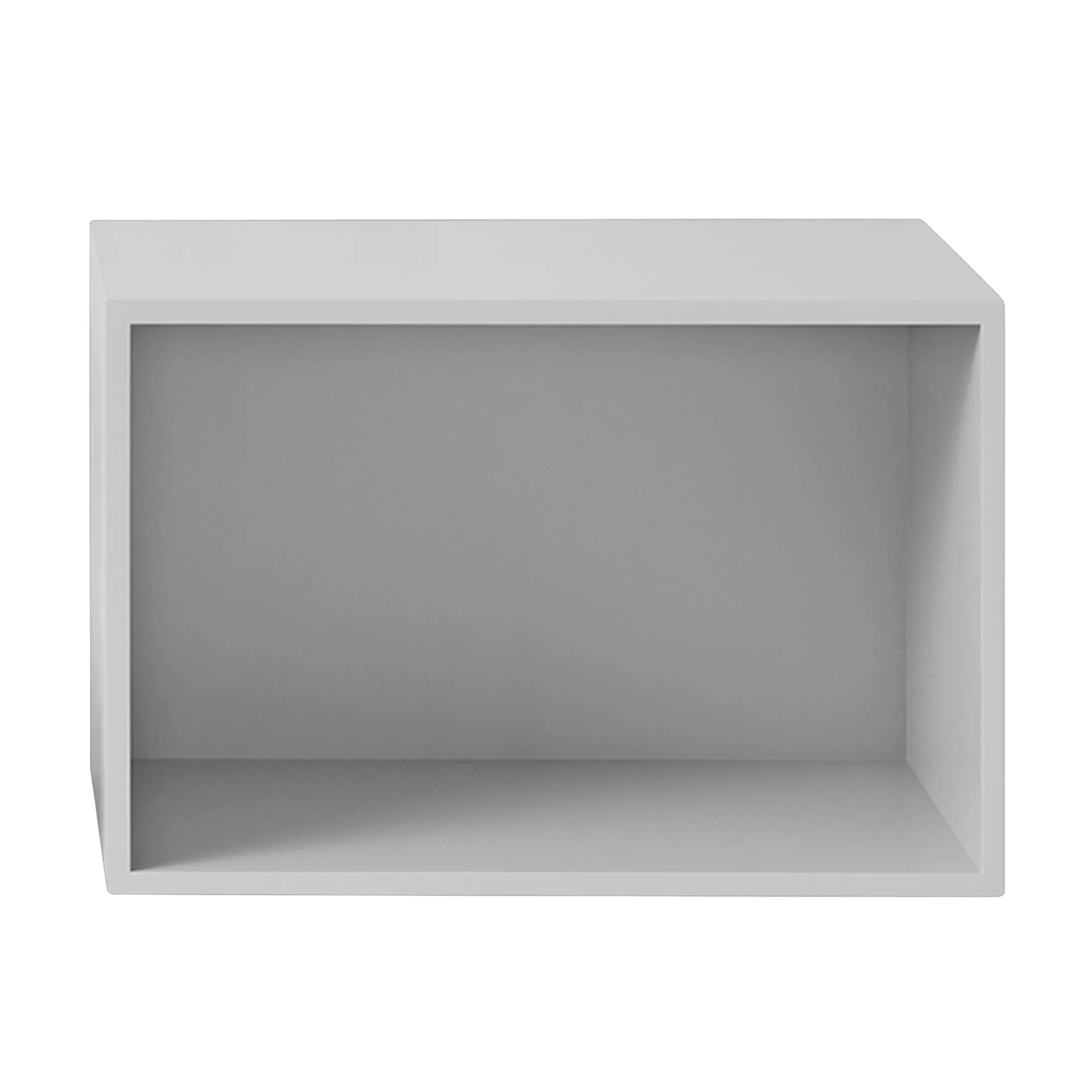 Stacked förvaringssystem med ryggskiva large, Light grey Muuto