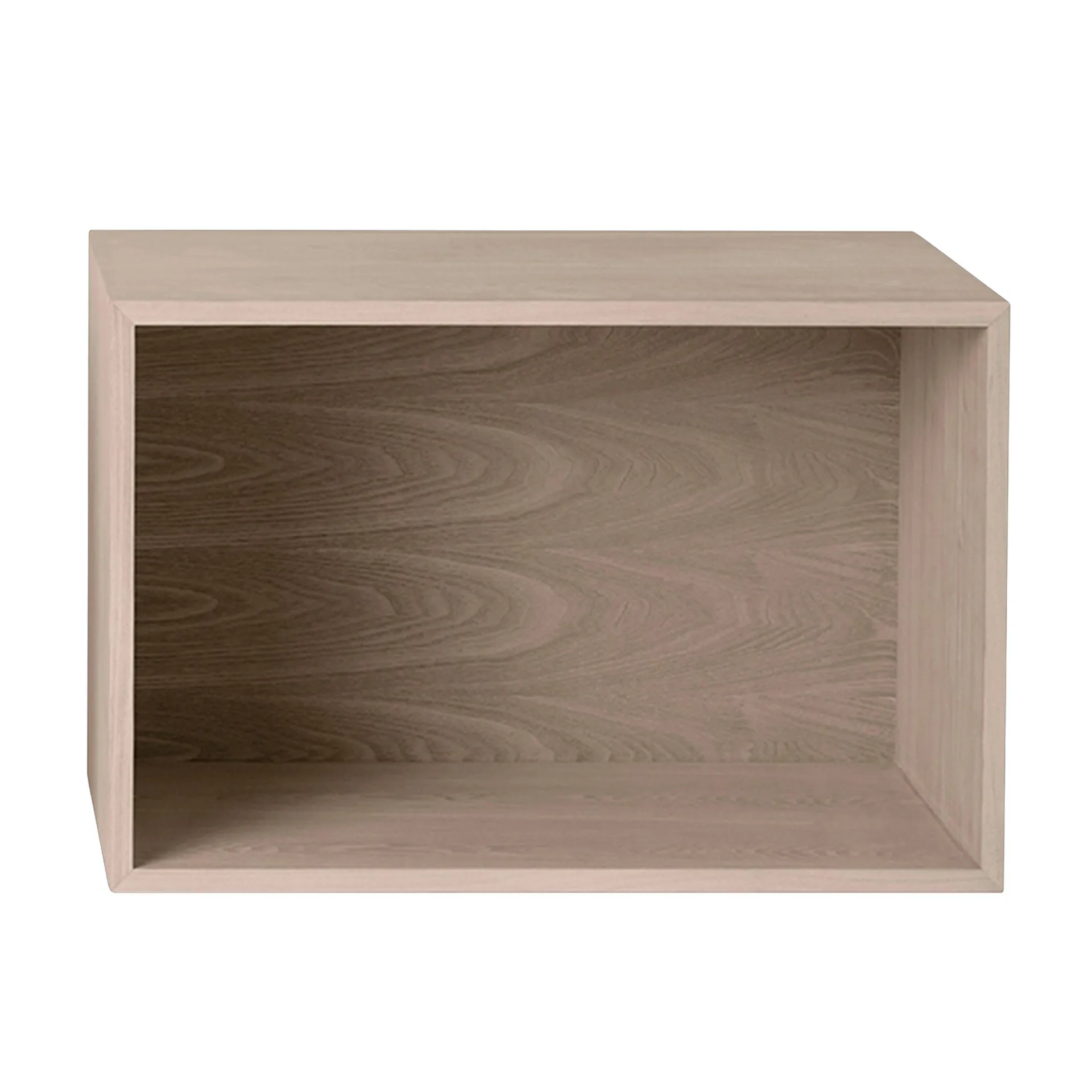 Stacked förvaringssystem med ryggskiva large, Oak Muuto