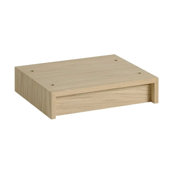 Stacked förvaringssystem plinth 43,5x35 cm - Ek - Muuto