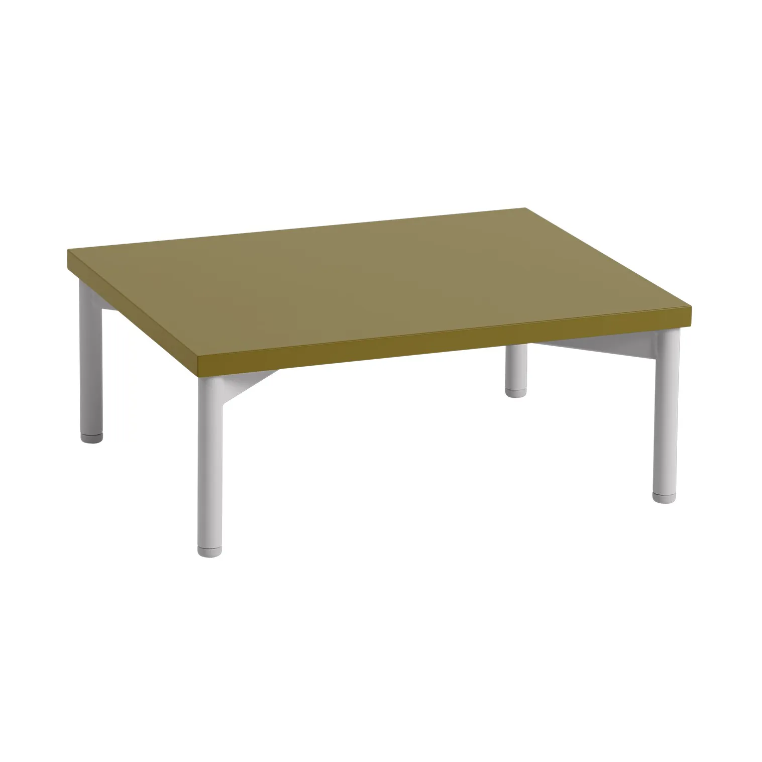 Stacked förvaringssystem podium tube base 43,5x35 cm, Brown green-grey Muuto