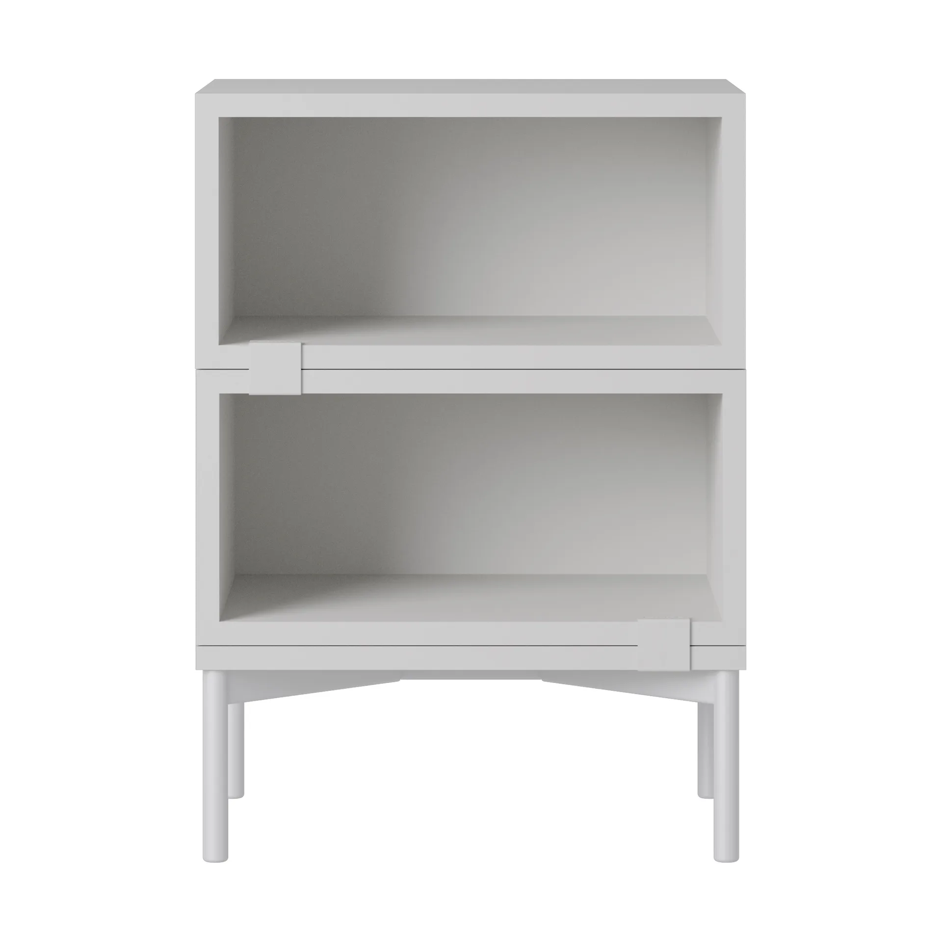Stacked förvaringssystem sängbord konfiguration 1, Grey Muuto