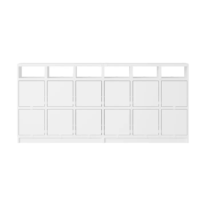 Stacked förvaringssystem sideboard konfiguration 1 - White - Muuto