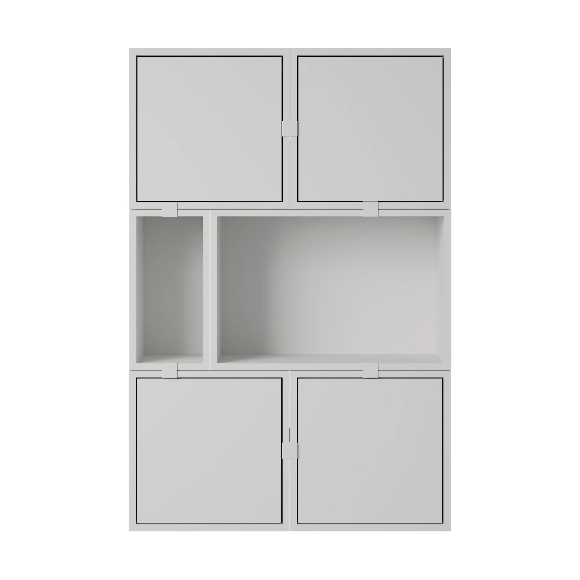 Stacked förvaringssystem sideboard konfiguration 4, Grey Muuto