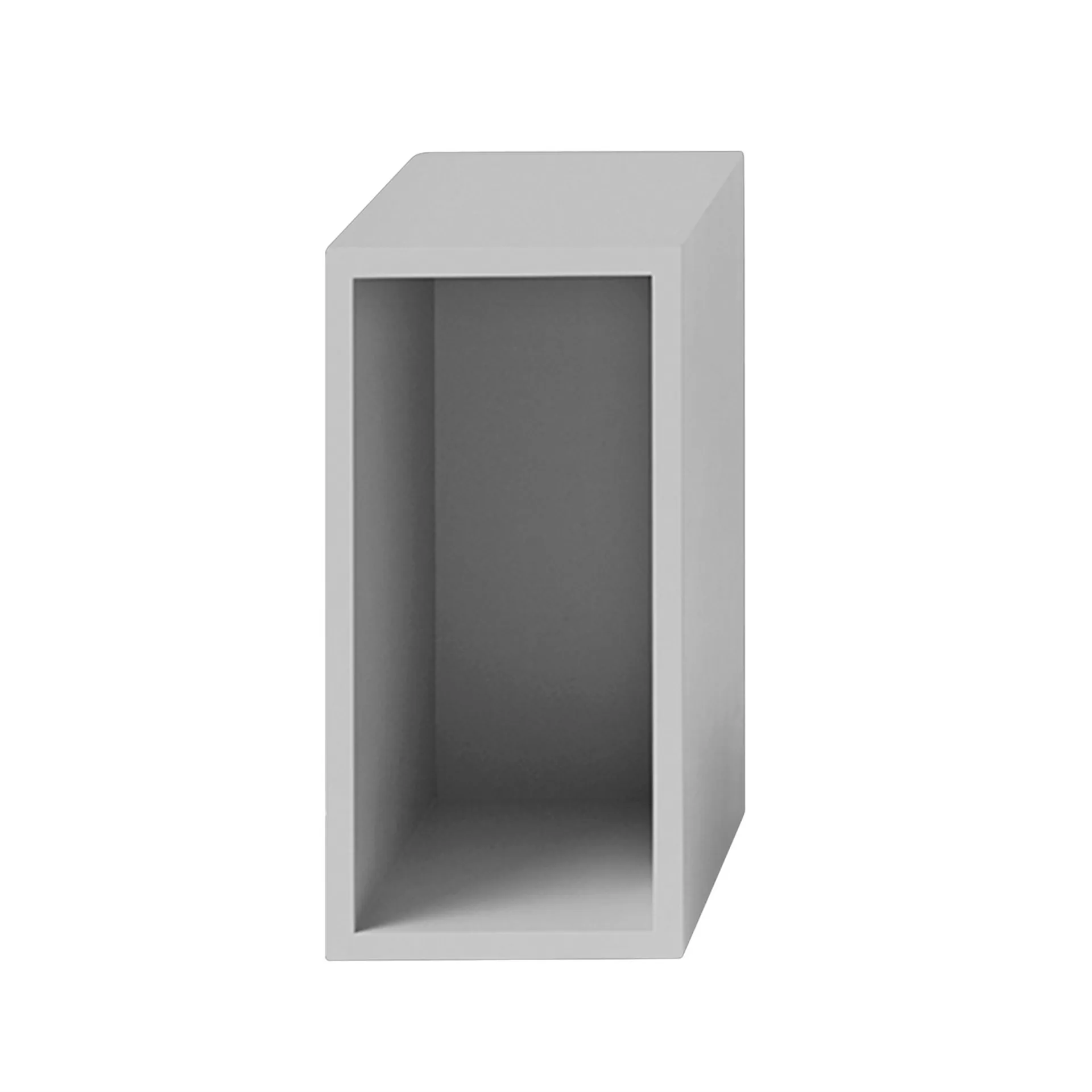 Stacked förvaringssystem small med ryggskiva, Light grey Muuto