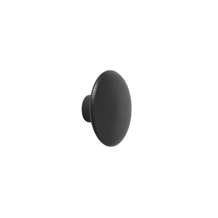 The Dots klädkrok svart - Ø6,5 cm - Muuto
