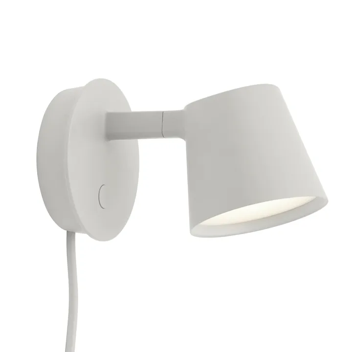 Tip vägglampa - Grey - Muuto