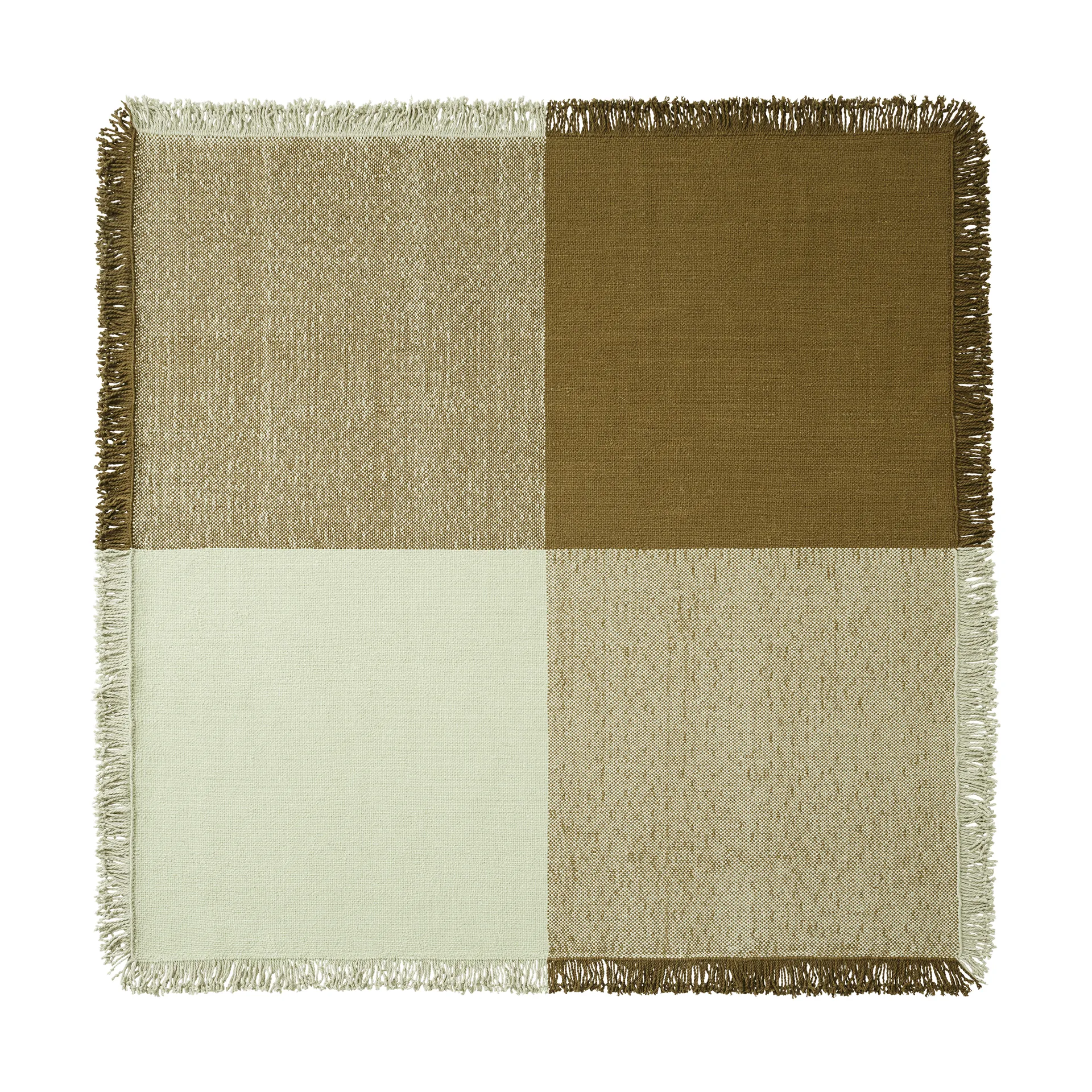 Verso ullmatta, Pale green-warm brown, 258x258 cm Muuto