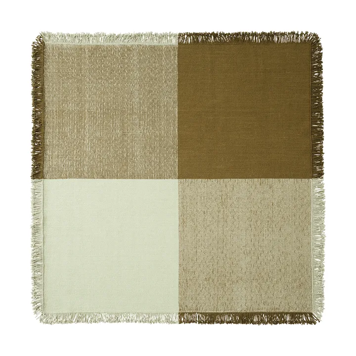 Verso ullmatta - Pale green-warm brown, 258x258 cm - Muuto