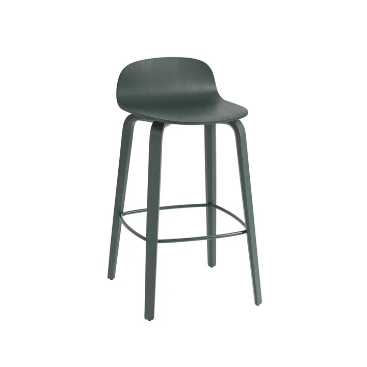 Visu barstol 65 cm - Dark green-Dark green - Muuto