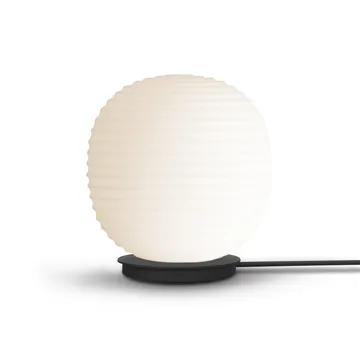 Lantern Globe bordslampa small - Frosted white opal glass - New Works
